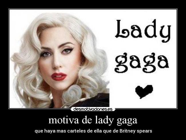 motiva de lady gaga - 