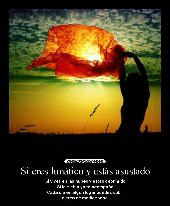 carteles lunatico asustado desmotivaciones