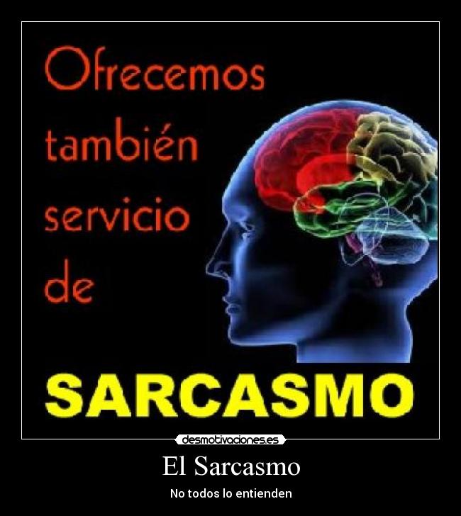El Sarcasmo - No todos lo entienden
