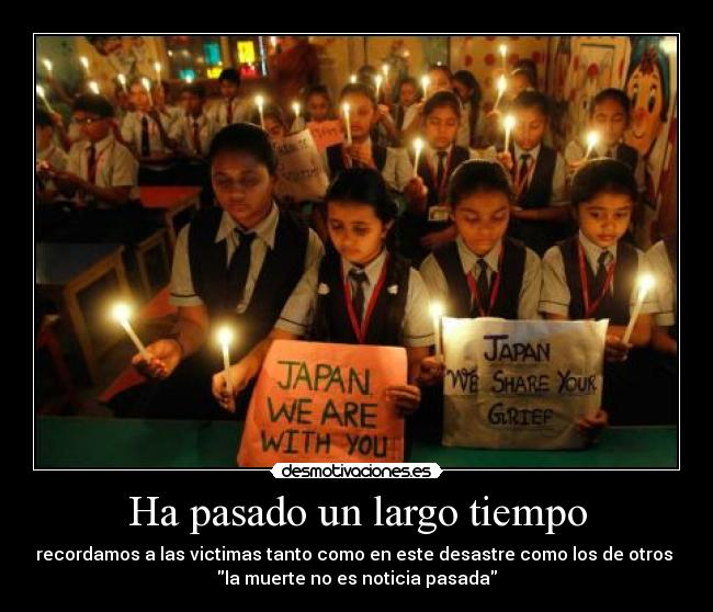 Ha pasado un largo tiempo -