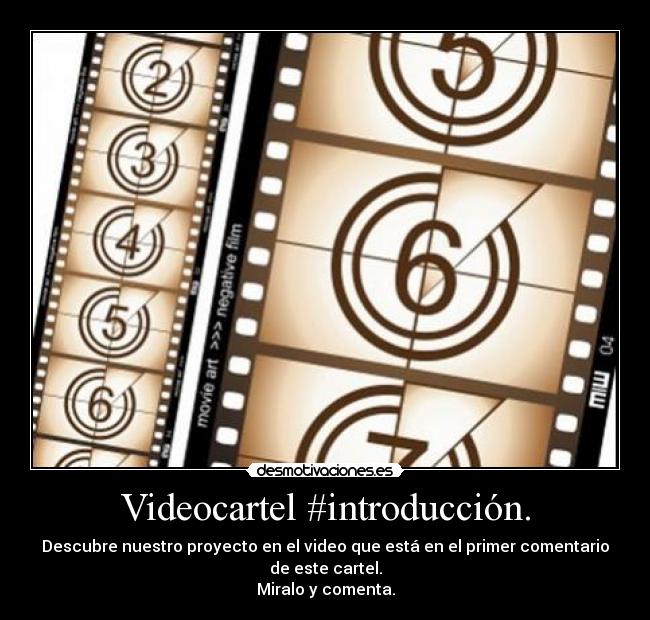 Videocartel #introducción. - 