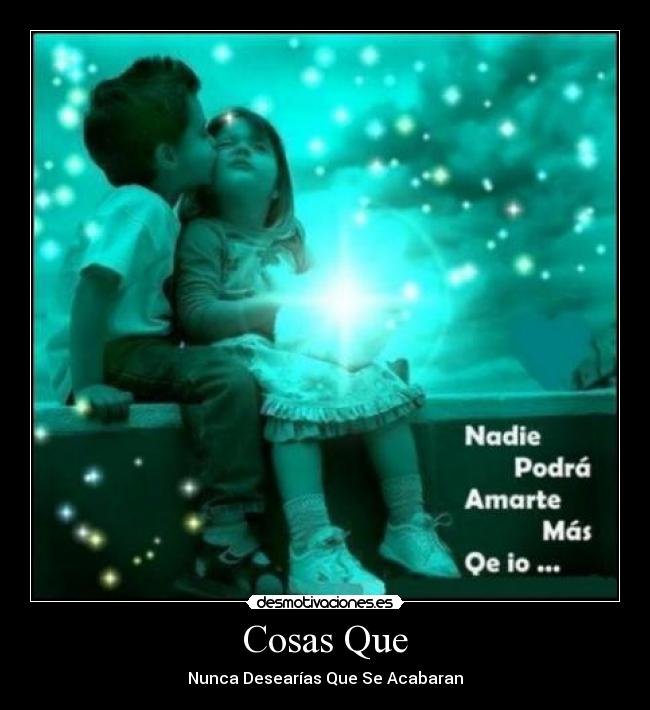 Cosas Que -