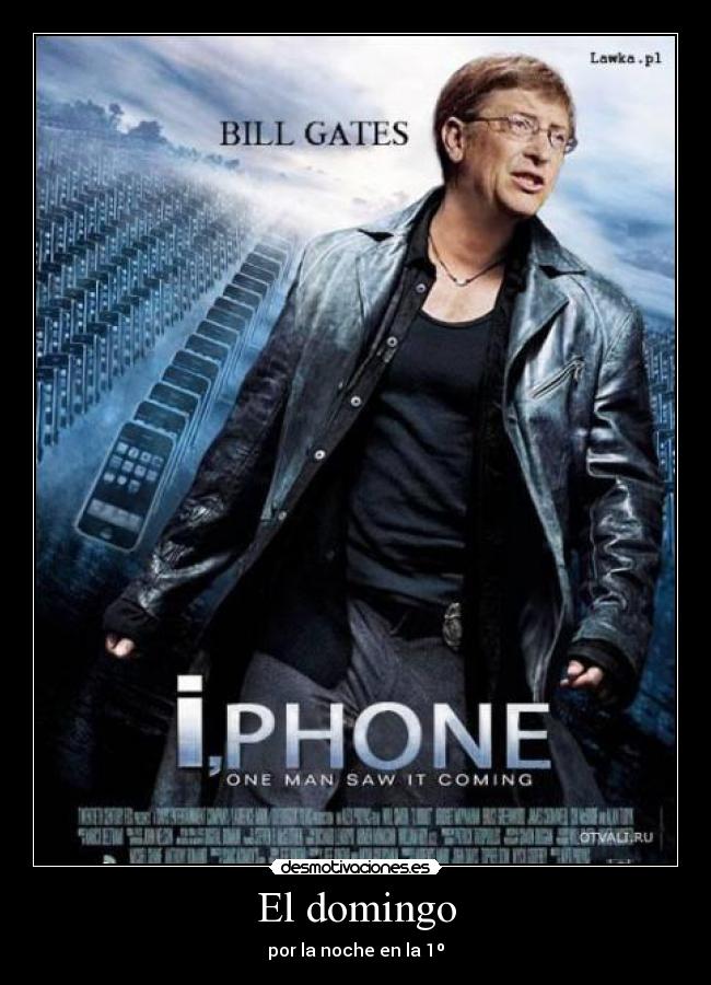 El domingo - por la noche en la 1º