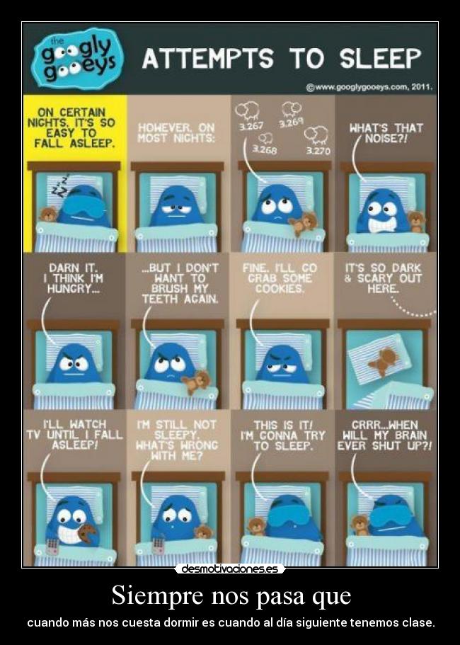 Siempre nos pasa que -