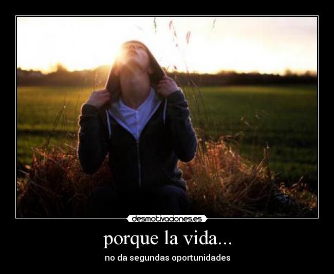 porque la vida... -