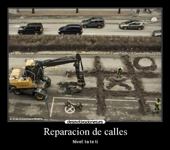 Reparacion de calles -