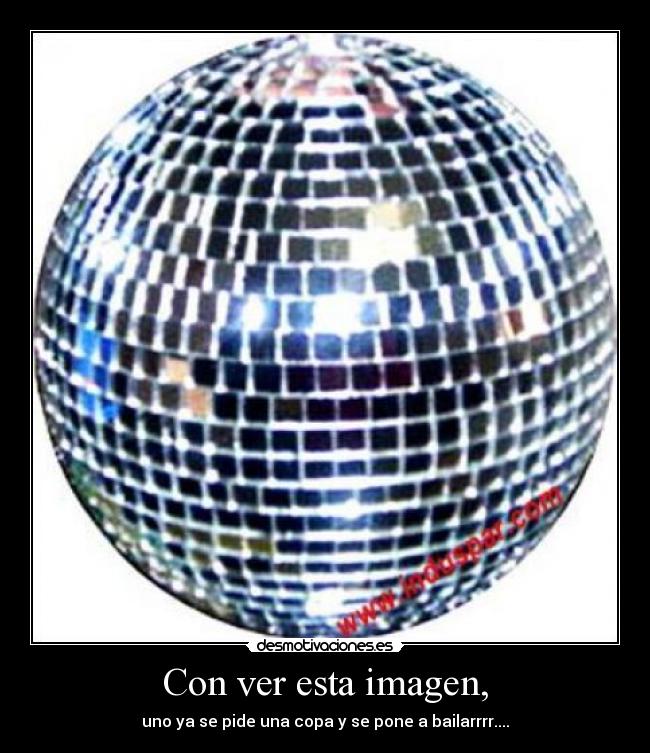 Con ver esta imagen, - uno ya se pide una copa y se pone a bailarrrr....