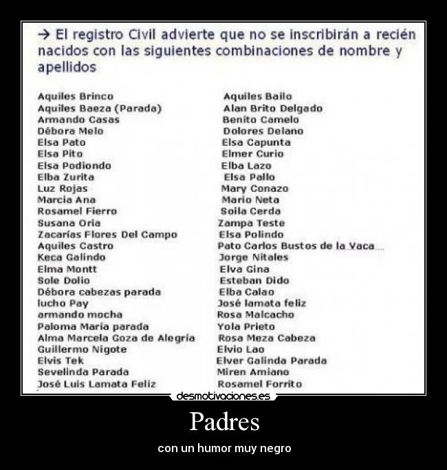 Padres - con un humor muy negro