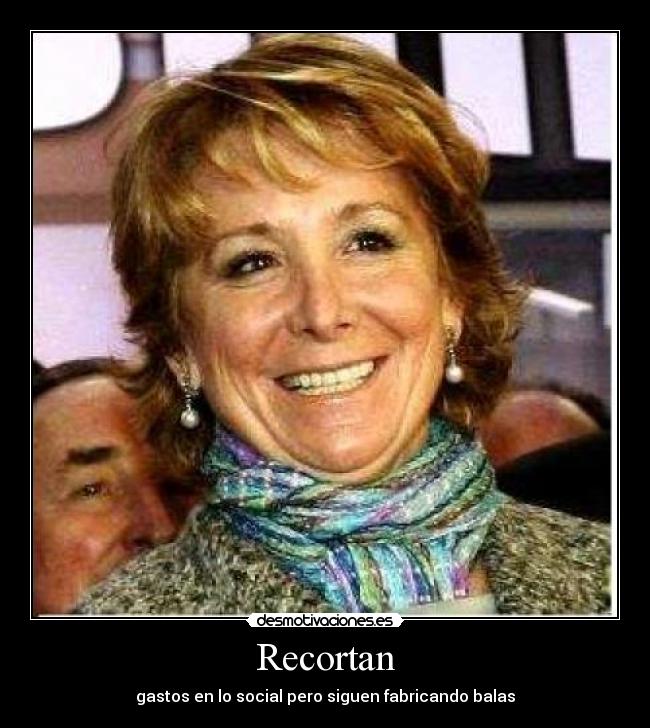 Recortan - gastos en lo social pero siguen fabricando balas