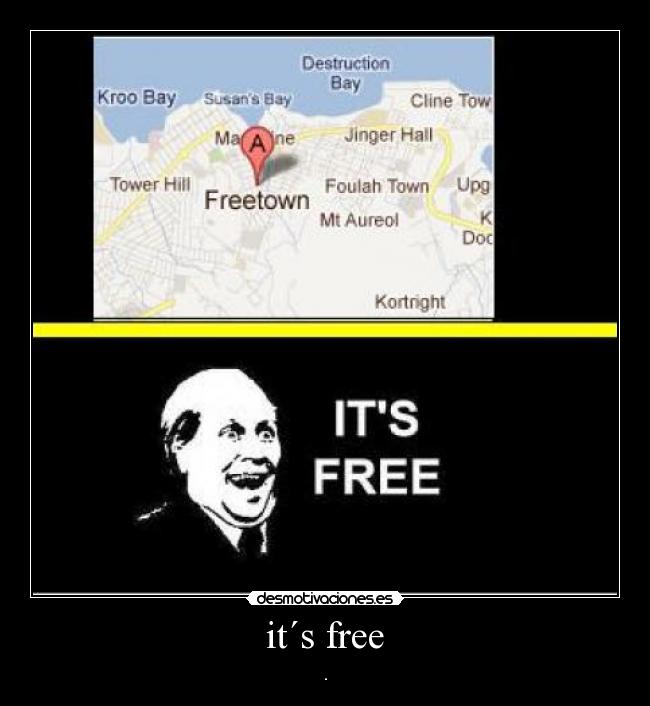 it´s free -