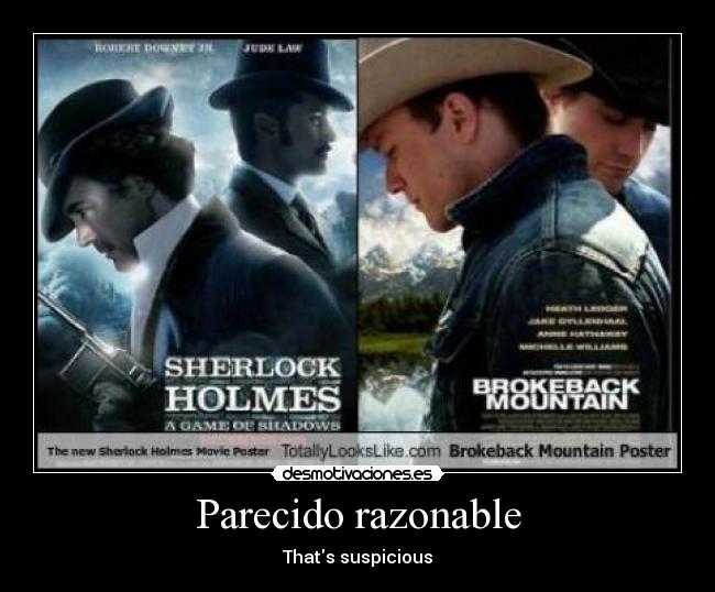 Parecido razonable - Thats suspicious