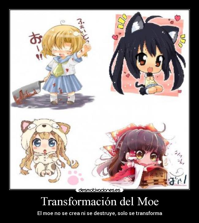 carteles anime moe manga kami katsuragi desmotivaciones