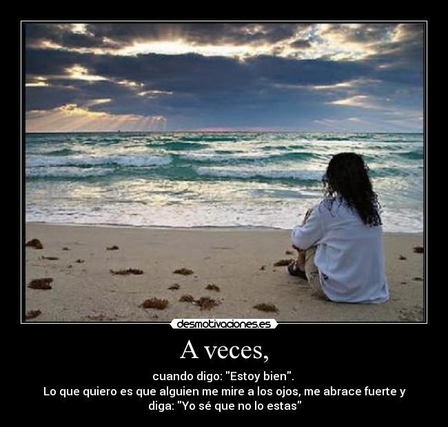 A veces, - 