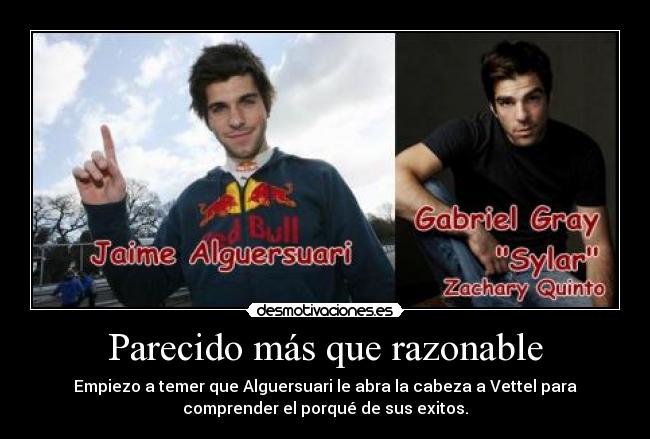 carteles vettel formula1 alguersuari sylar heroes desmotivaciones