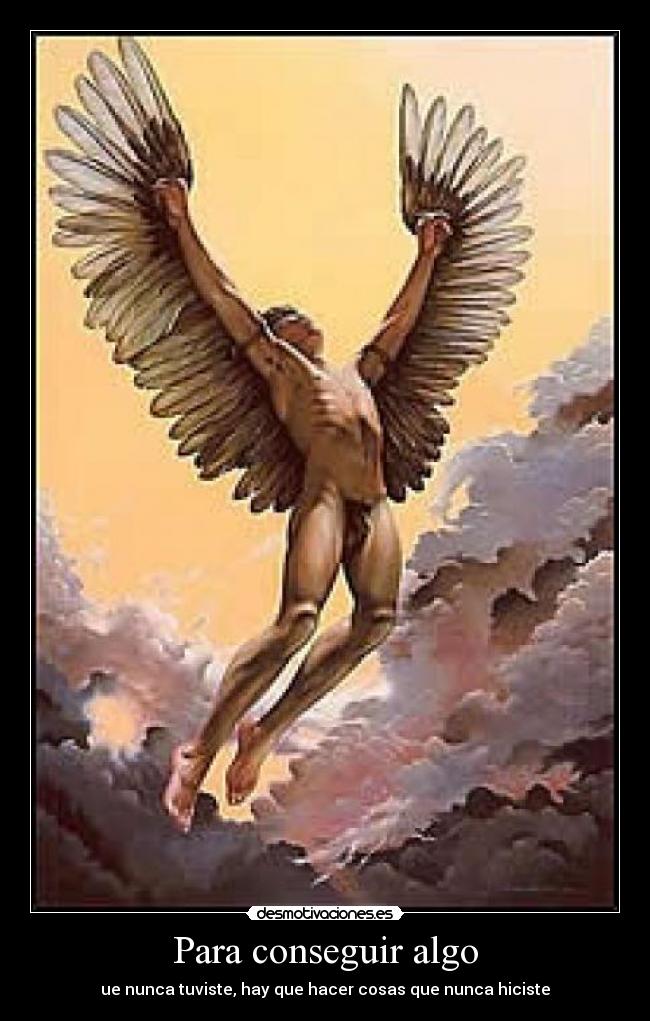 Para conseguir algo - 