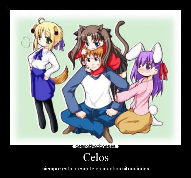 carteles celos celos kemonomimi kemonomimis usamimi nekomimi inumimi encanta imagen desmotivaciones