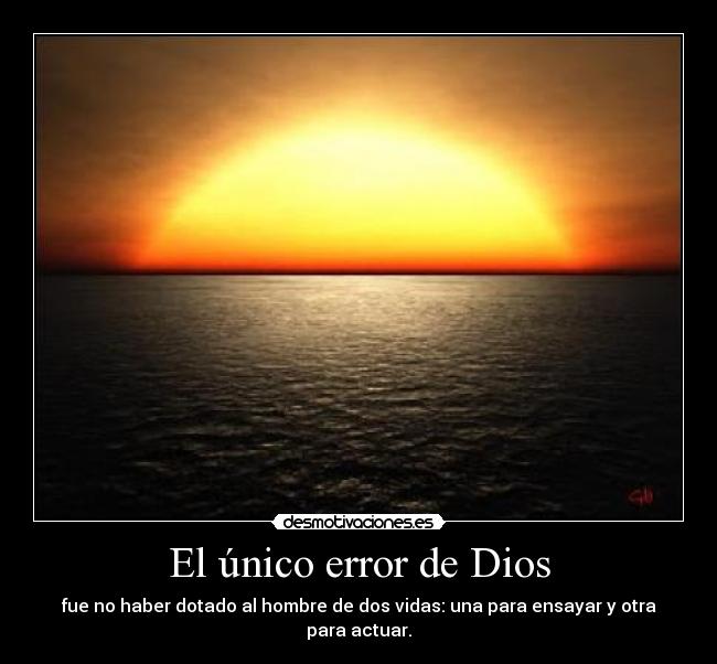 carteles dios error dios desmotivaciones