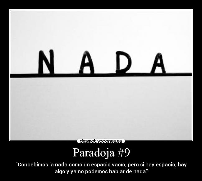 Paradoja #9 - 