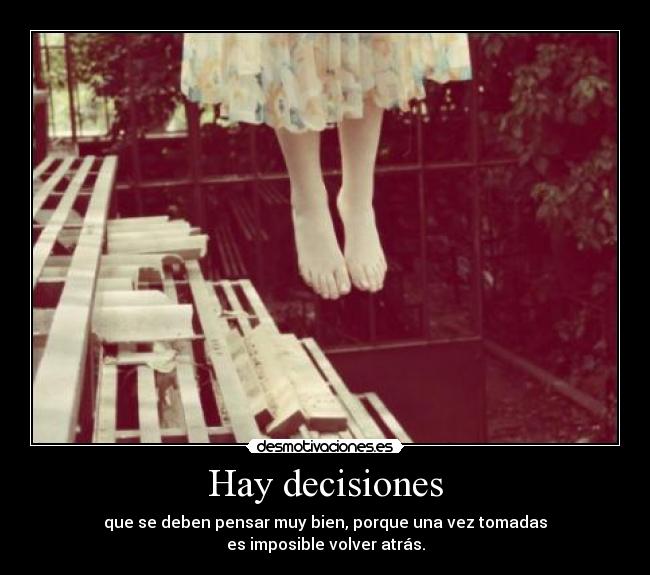 Hay decisiones - 