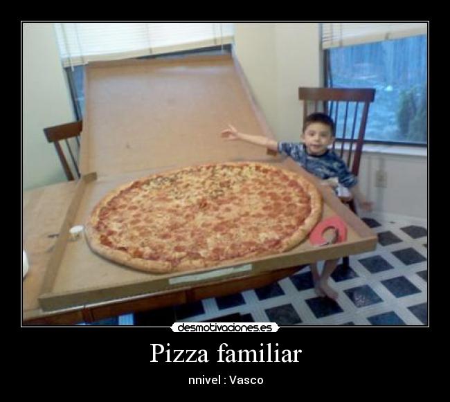 Pizza familiar -