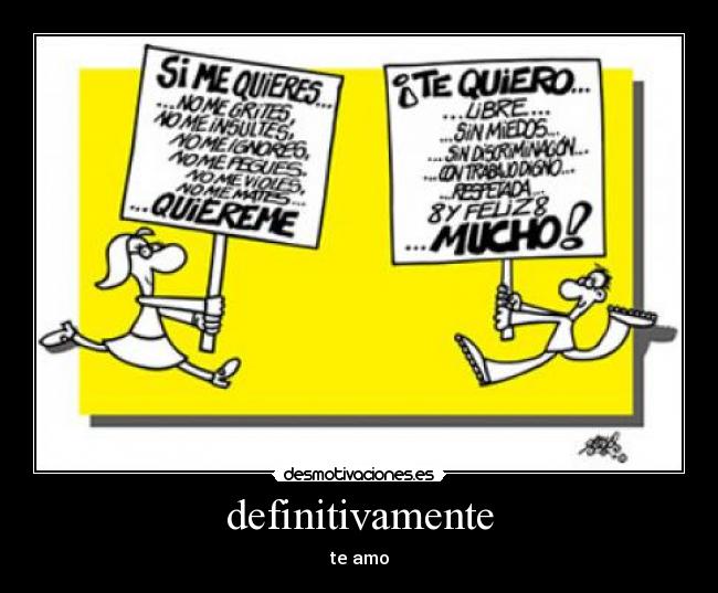 definitivamente -
