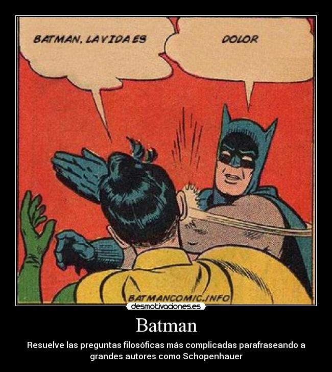 carteles batman comic desmotivaciones