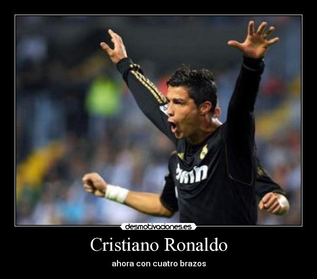 Cristiano Ronaldo - ahora con cuatro brazos