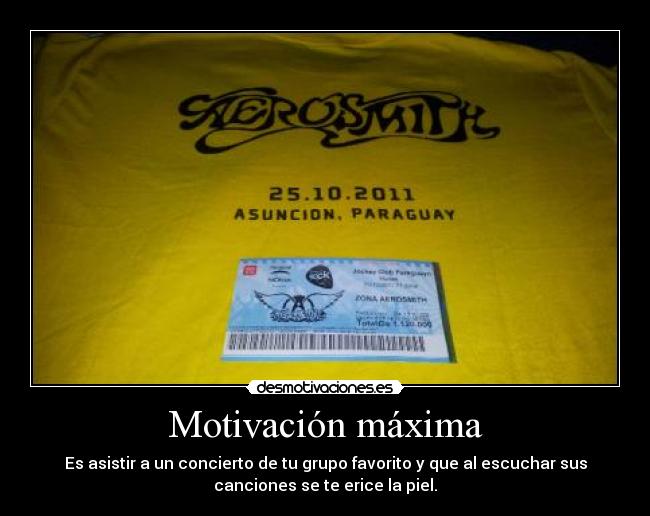 carteles aerosmith paraguay asuncion steven joe perry desmotivaciones