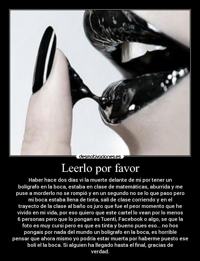Leerlo por favor - 