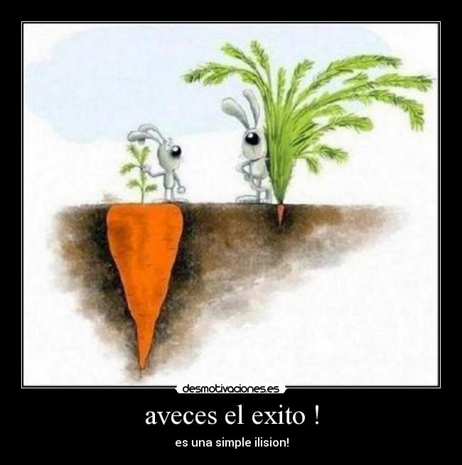 aveces el exito ! -