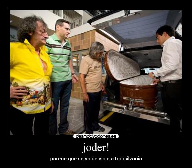 joder! -
