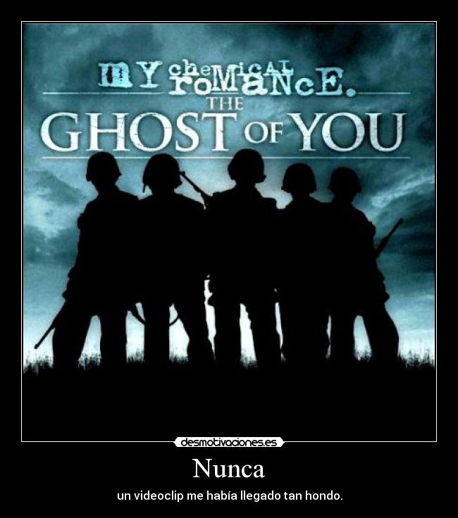 Nunca - un videoclip me había llegado tan hondo.