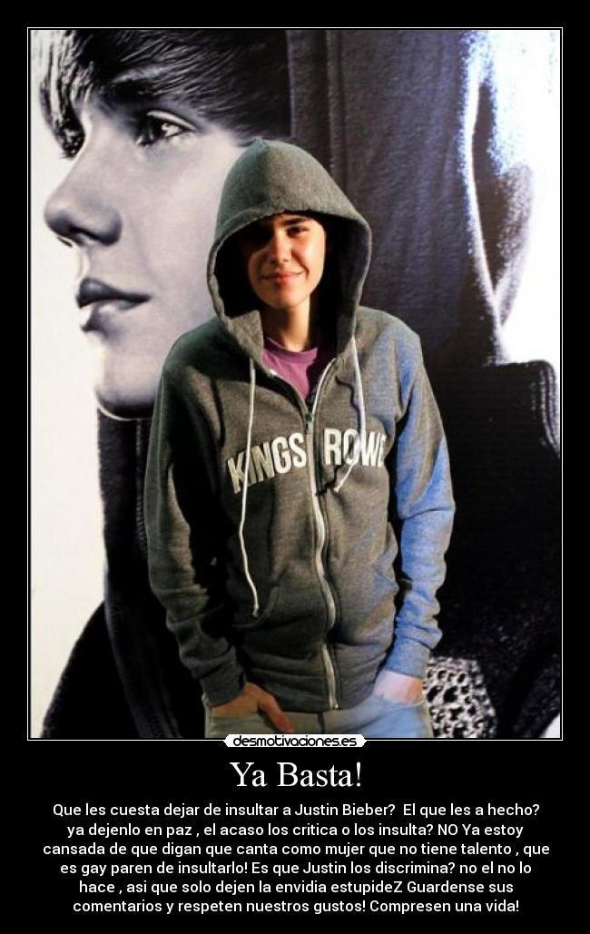 carteles justin bieber desmotivaciones