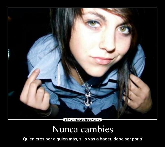 Nunca cambies - 