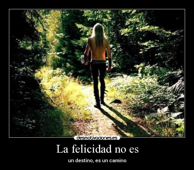 La felicidad no es - 