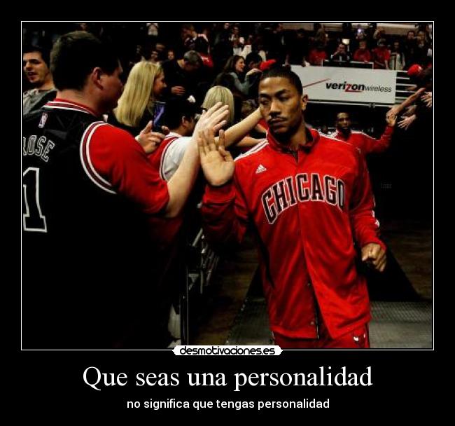 Que seas una personalidad - 