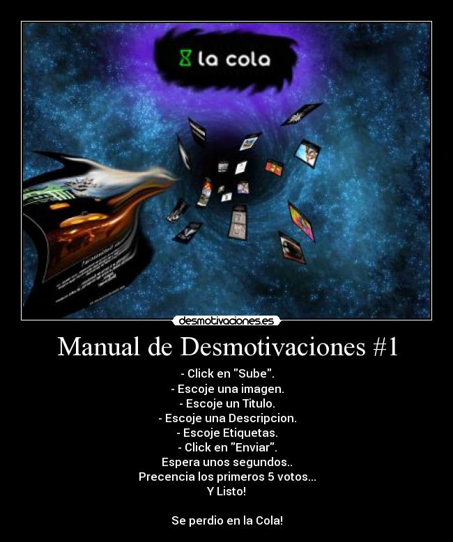 Manual de Desmotivaciones #1 - 