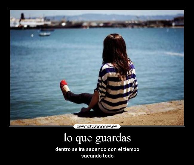 lo que guardas -