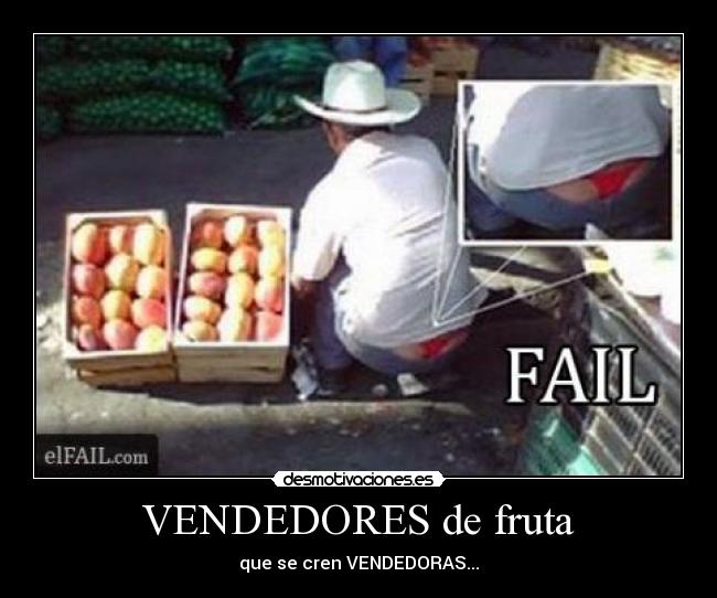 VENDEDORES de fruta -