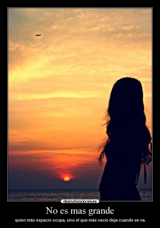 No es mas grande - 