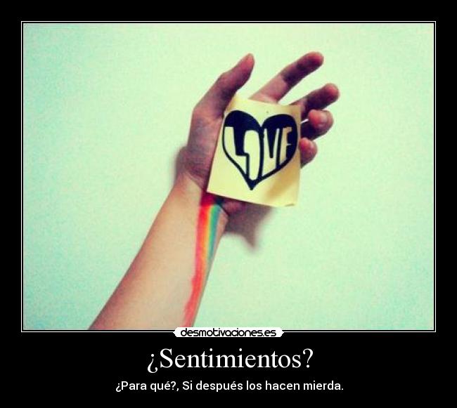 ¿Sentimientos? - 
