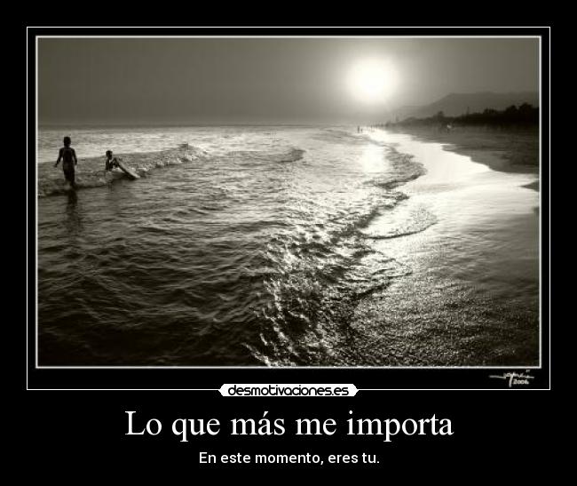 Lo que más me importa - 
