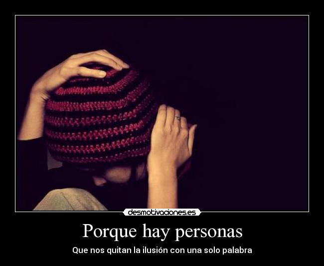 Porque hay personas - 