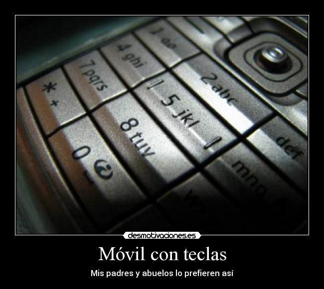 Móvil con teclas - 