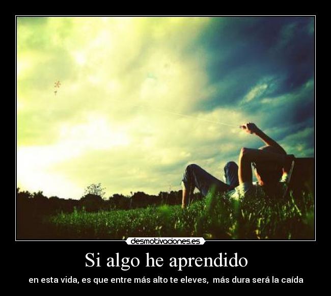 Si algo he aprendido - 