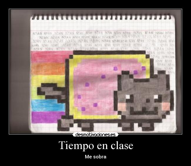 carteles nyan desmotivaciones