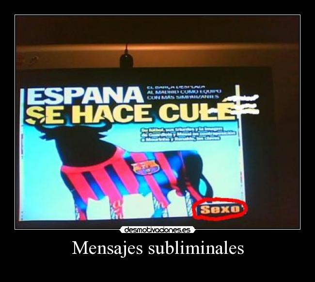 Mensajes subliminales -