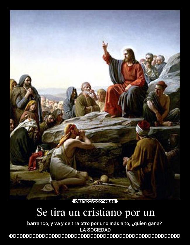 Se tira un cristiano por un - 