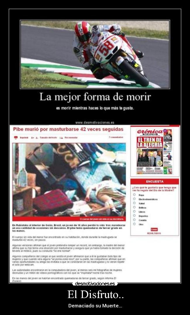 El Disfruto.. - Demaciado su Muerte...
