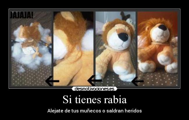 Si tienes rabia -